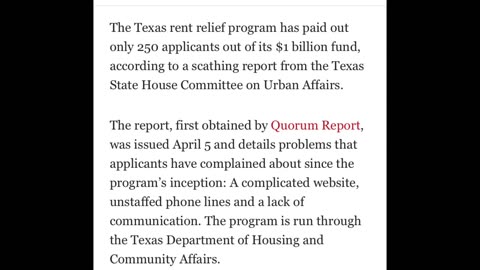 Texas Landlords Can’t Get Rent Relief Funds