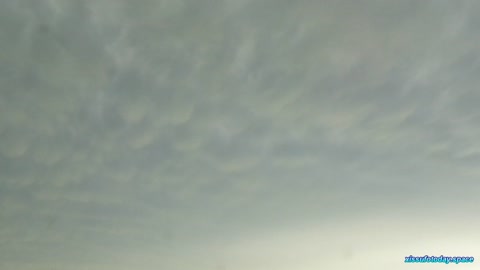 Mammatus clouds in Russia 18 June 2017