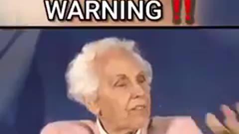 Colgate toothpaste and its warning is exposed by this elderly woman