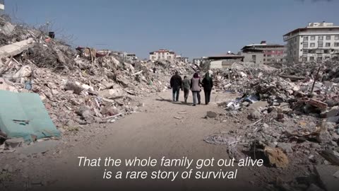 A month on, Turkey quake survivor family picks up pieces