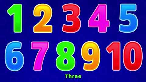 Numbers Song-Count to 10 Song For Children-Number Counting 1-10