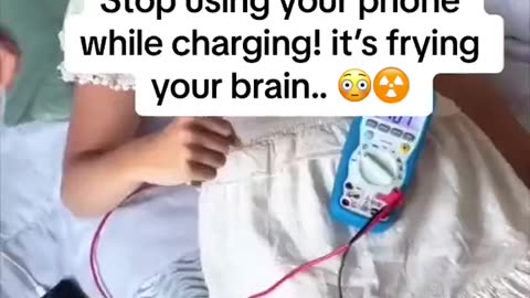 This is why you should avoid charging your phone near you