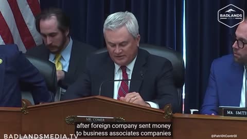 Rep Comer: IRS whistleblower hearing Opening Statement: “The Bidens created over 20 shell companies"