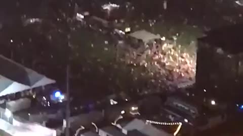 Video from ABOVE SHOOTER - 48th Floor of Mandalay Bay during Las Vegas Shootings (GRAPHIC LANGUAGE)