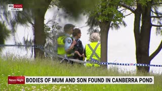 Mother and son found dead in a pond in Canberra