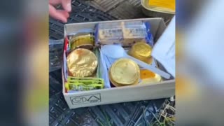 Filthy Muscovite food was brought to the Ukrainian gas station