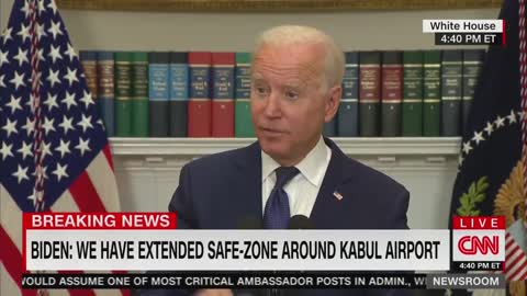 Biden: ‘Rational, Logical, and Right’ Decision to Hastily Pull out of Afghanistan