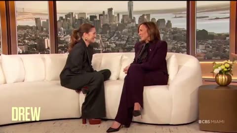 American needs a hug from its mother, Kamala Harris per Drew Barrymore