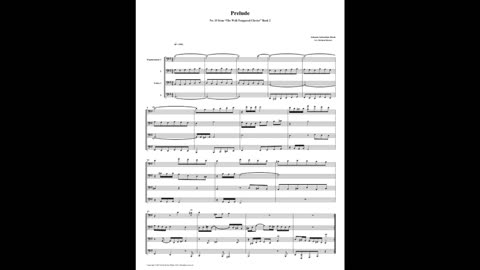 J.S. Bach - Well-Tempered Clavier: Part 2 - Prelude 15 (Euphonium-Tuba Quartet)