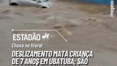 Imagens impressionantes das enchentes no litoral Paulista
