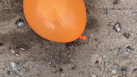Water Balloon Destroyed!!
