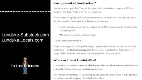 Announcing: Linux Sucks 2022 & LundukeFest