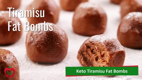Keto Tiramisu Fat Bombs Preparation Time: 1 hour