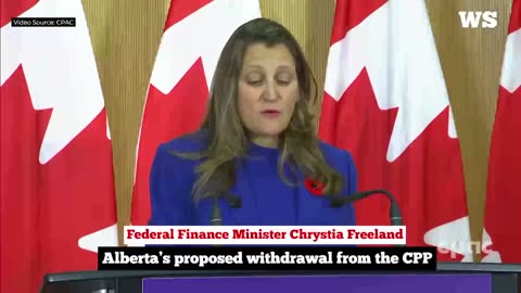 Finance Ministers discuss Alberta's potential exit from CPP