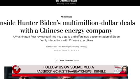 White House Backs Joe Biden's False Claim That Hunter Did Not Make Money From China