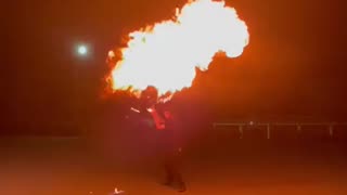 Professional Cracks Flaming Whip