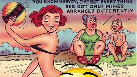 Funny Seaside Postcards - Naughty Postcards [Very Funny]