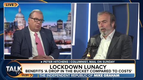 Disaster of lockdowns evident to anyone with any grasp, very early on - Peter Hitchens