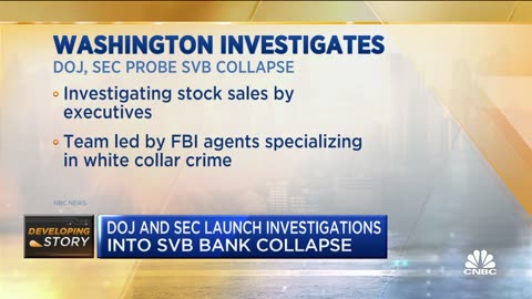 The DOJ & SEC Have Opened an Investigation into the SVB Collapse