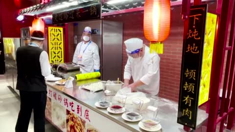 Winter Olympics serve up Chinese dumplings for media