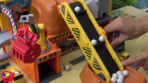 The Little Bus Tayo Toy - Tayo Bus Heavy Equipment PlaySet Toys Unboxing