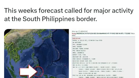 Extremely Large Volcanic Blast In Indonesia And 6.4 MAG Earthquake In Philippines