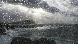 Relax Library: Video 40.Storm clouds torrential rain. Relaxing videos and sounds