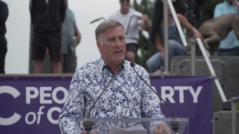 Maxime Bernier, PPC Leader, Kelowna BC Rally September 5, 2021