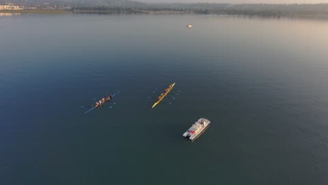 Blasian Babies DaDa Films Sweep Rowing Practice Raw 4K Skydio 2+ Drone Footage Mission Bay Park!