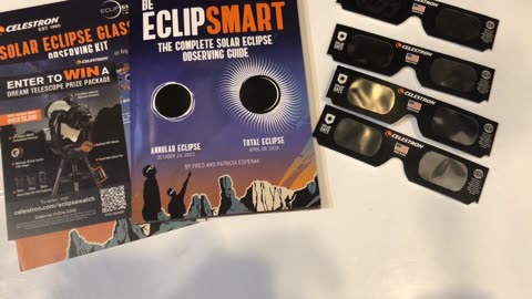 Celestron EclipSmart Safe Solar Eclipse Glasses Meets ISO 12312-2:2015(E) Standards Safe Filter Tech