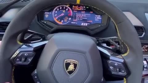 Lamborghini interior