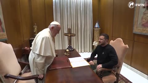 Pope Francis' Meets with Ukraine President Zelensky at the Vatican 13 May 2023