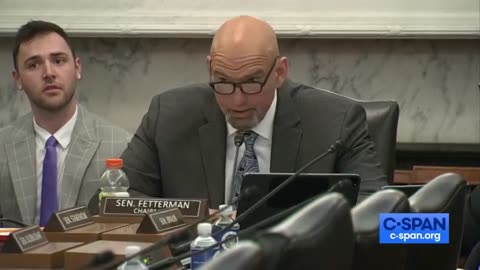 Sen. Fetterman's Opening Statement at Senate Subcommittee Hearing