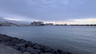 Silver Nova departure in Ponta Delgada Azores Portugal - 10.11.2023 #Cruiseship