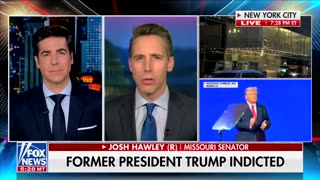Fox News Host Tells Hawley 'Some Sort Of Resistance' Must Occur After Trump Indictment