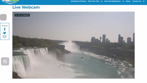 2023-05-30 1559 Both sides of Niagara Falls. Maid of Mist. Niagara Falls will stop flowing soon.