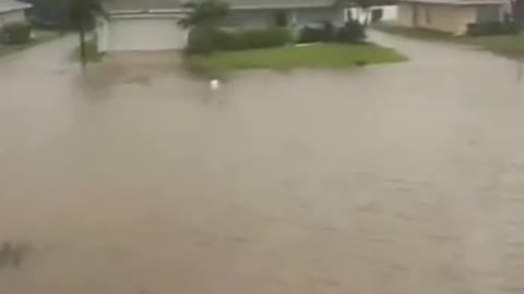 HURRICANE IAN Flooding and wind damage from Cape Coral FL