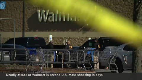 Deadly Walmart attack the 2nd U.S. mass shooting in 3 days