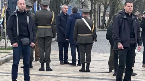 NATO chief Jens Stoltenberg made an unannounced visit to Kyiv on Thursday