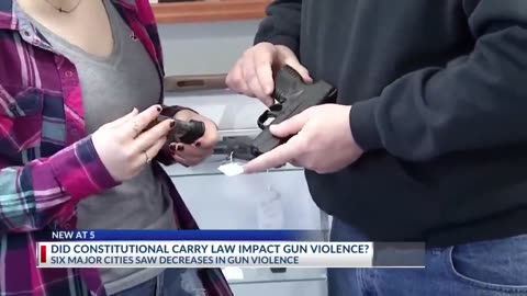 JUST IN: Study Shows Gun Violence Dropped After Ohio's Permitless Carry Law Went Into Effect