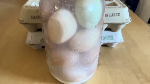 Water Glassing Eggs