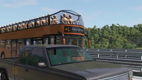 Tour Bus Accidents BeamNG.drive