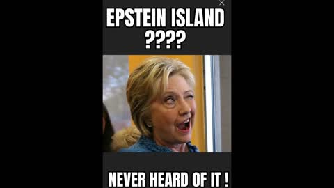Hillary and Epstein Island