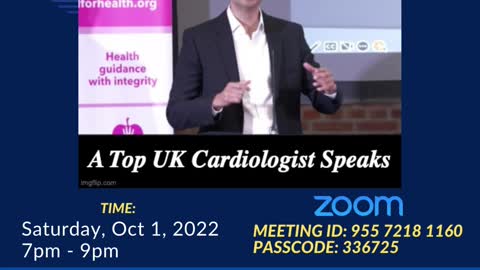 CDC Ph Weekly Huddle: Pandemic of Misinformation : A Top UK Cardiologist Speaks