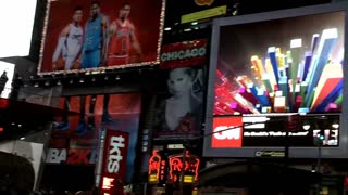 New York Times Square At Night