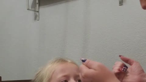 Girl Excited Over Pulled Tooth