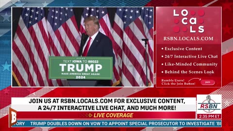 LIVE: Donald Trump Holding Save America Rally in Council Bluffs, IA...