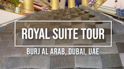 Royal Suite Tour Inside the Burj Al Arab! One of the Best Hotels in Dubai, Perhaps the World?