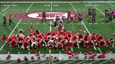 The Haka at the Kahuku vs Mililani Football Game