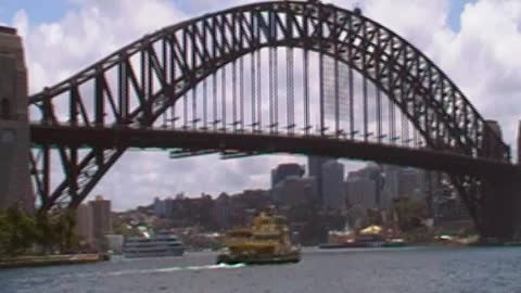 Sydney Harbour ferry and bridge